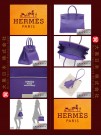 HERMES BIRKIN 35 (Pre-owned) - Crocus / Crocus purple, Epsom leather, Phw